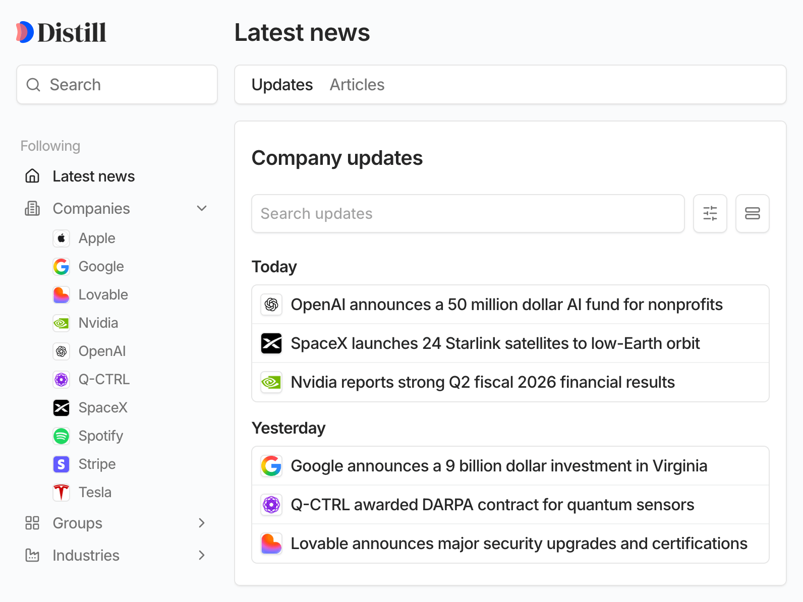 Product screenshot