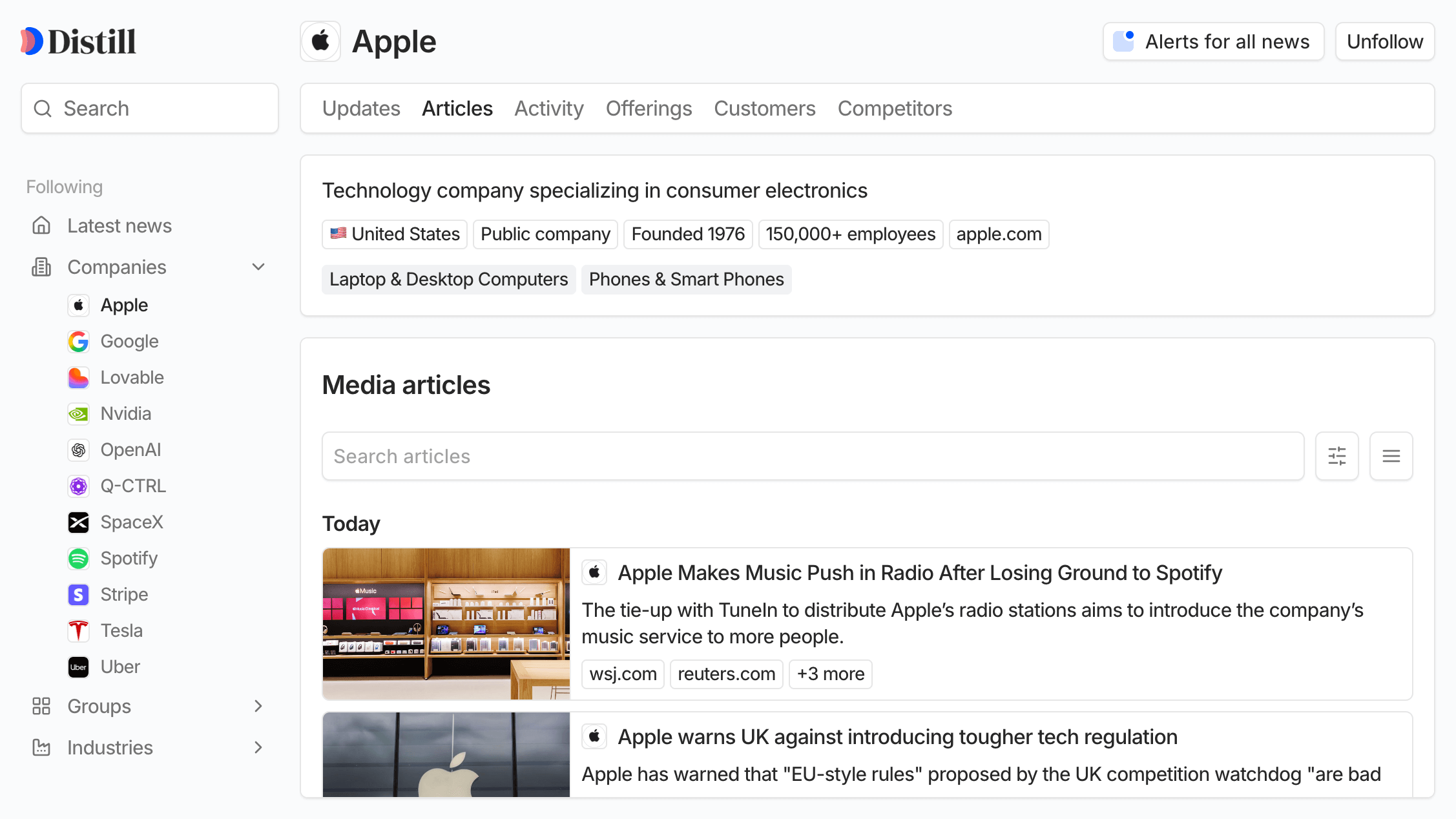 Product screenshot