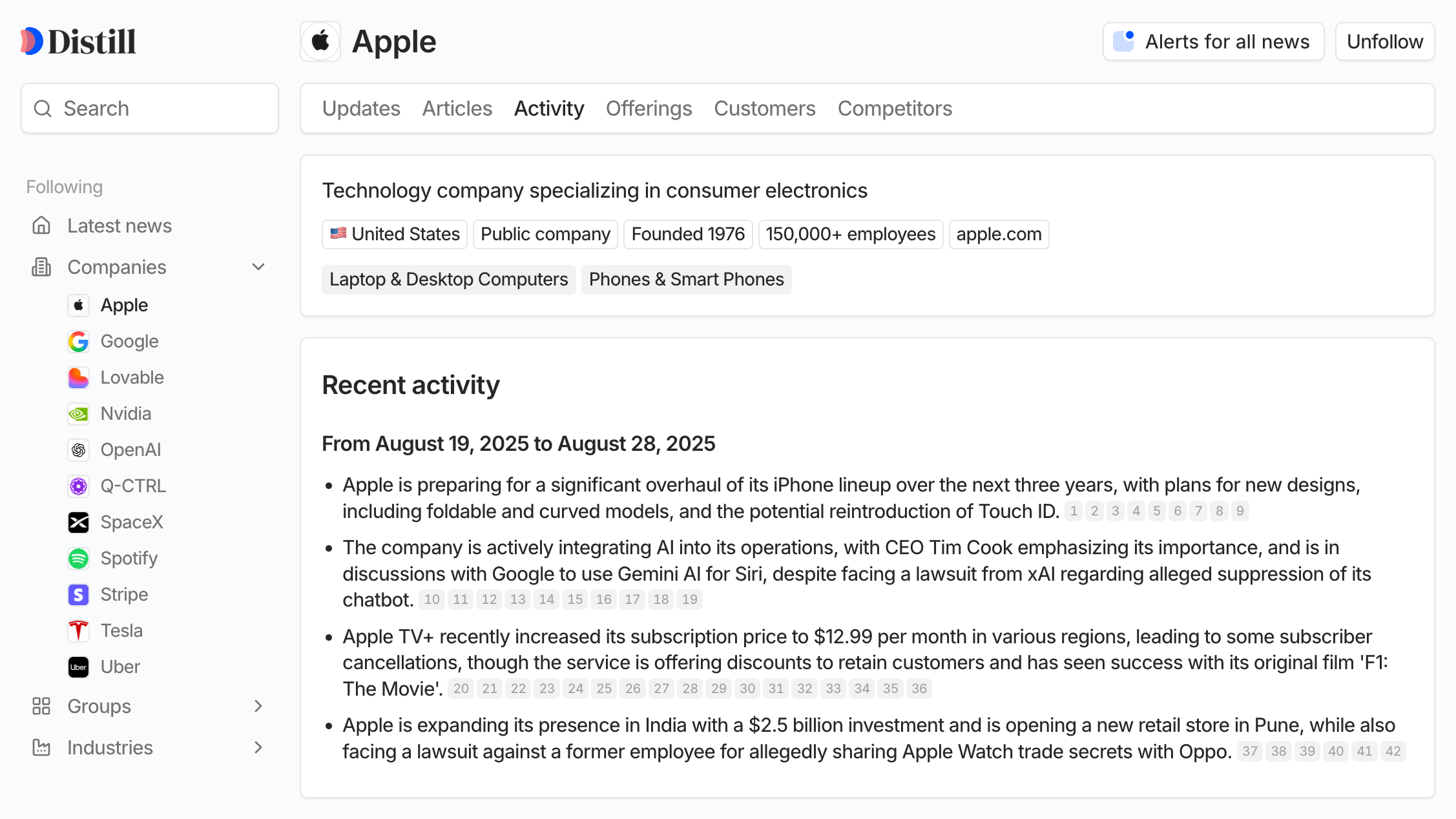 Product screenshot
